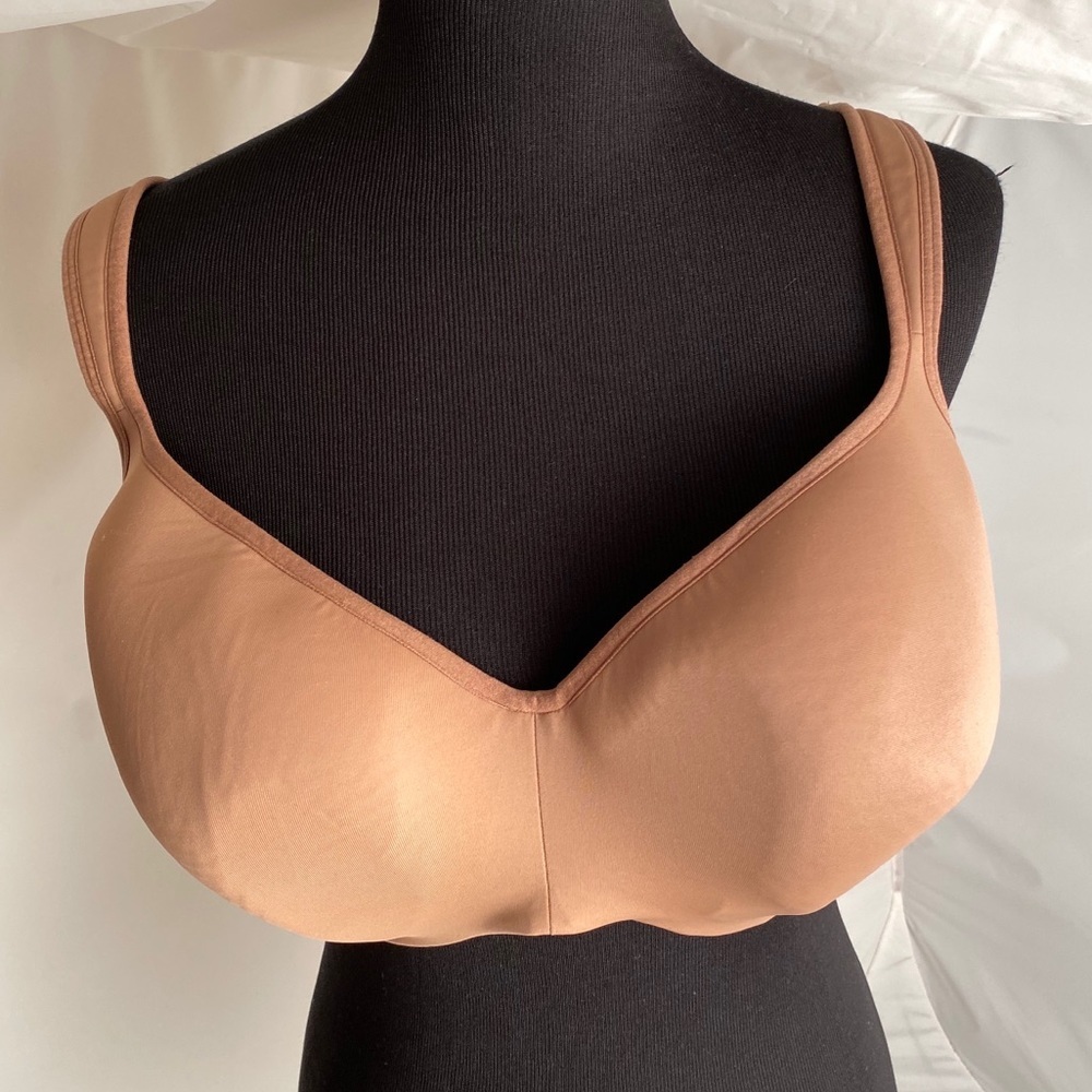 Cacique latte tan lined smooth balconette bra 42F
